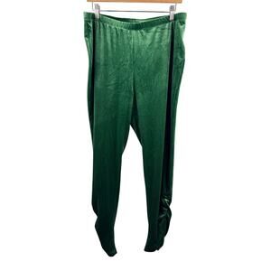 Women’s Shavonne Dorsey XL Emerald Green Velvet Pants
